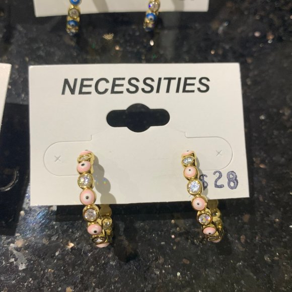 EVIL EYE EARRINGS - Picture 5 of 5